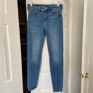 American Eagle Outfitters Women's Blue Skinny Jeans